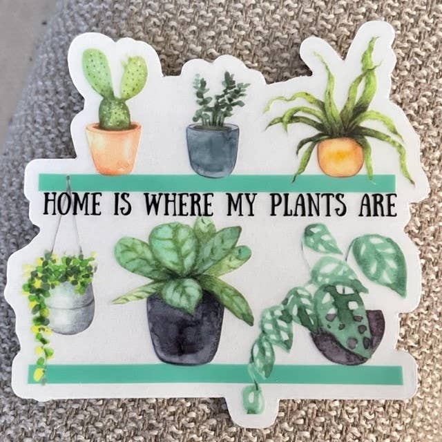 Clear Plant Stickers