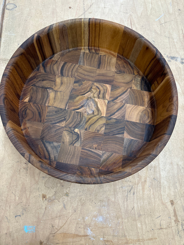 Wood Bold Salad Bowl Large