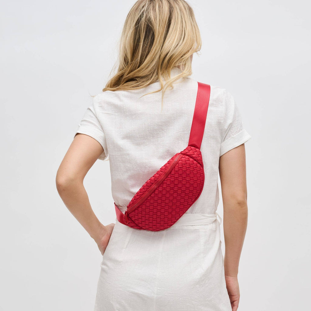 Aim High  Woven Neoprene Belt Bag