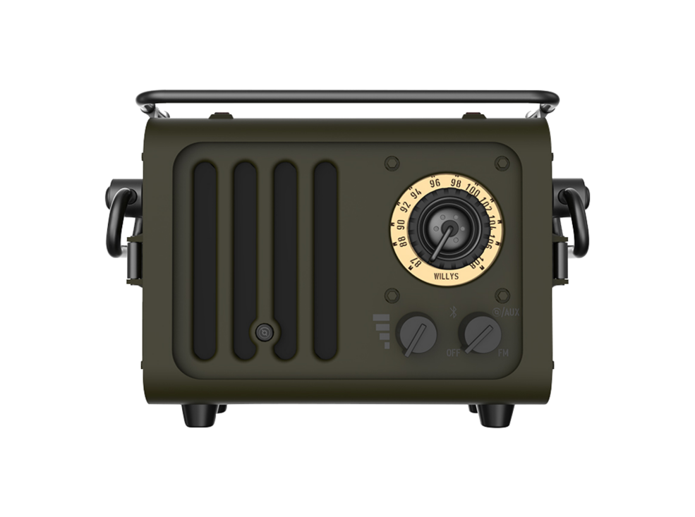 MUZEN Wild Jeep Portable FM Radio & Bluetooth Speaker