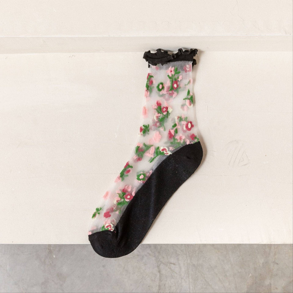 Rufia - Floral Pattern Summer Socks