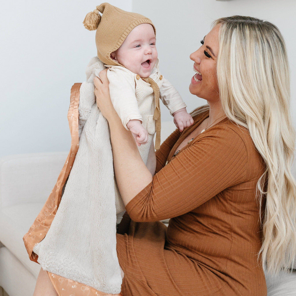 SATIN BORDER RECEIVING BLANKETS