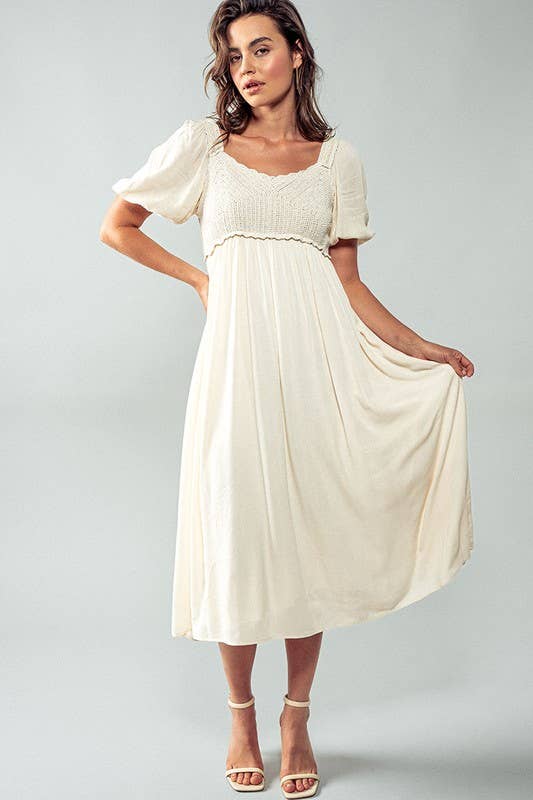 TIMELESS ROMANTIC MIDI DRESS