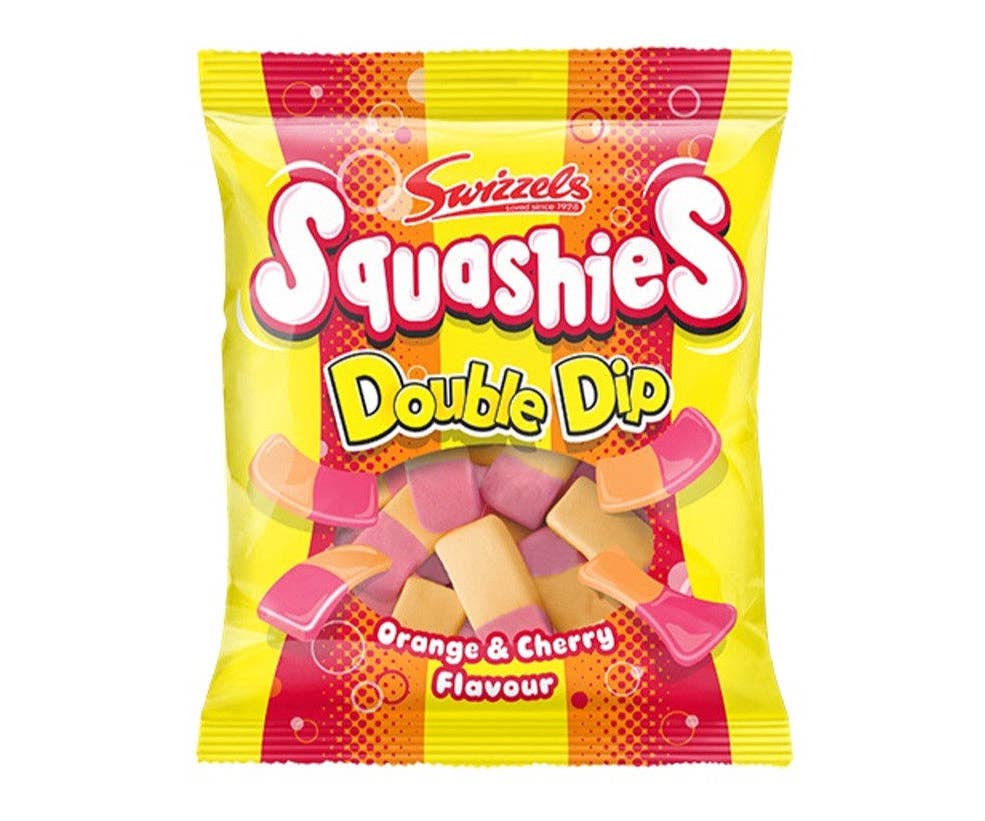 Swizzels Squashies Double Dip Orange & Cherry