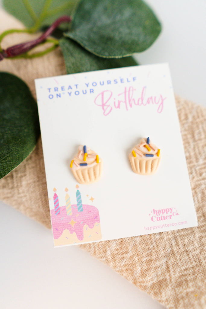 Clay Studs Earrings