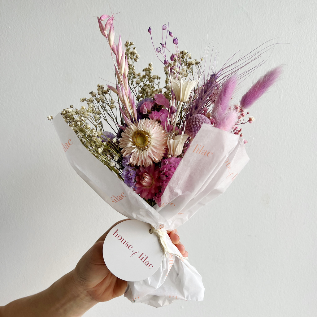 Whimsical Dried Flower Mini Bouquet
