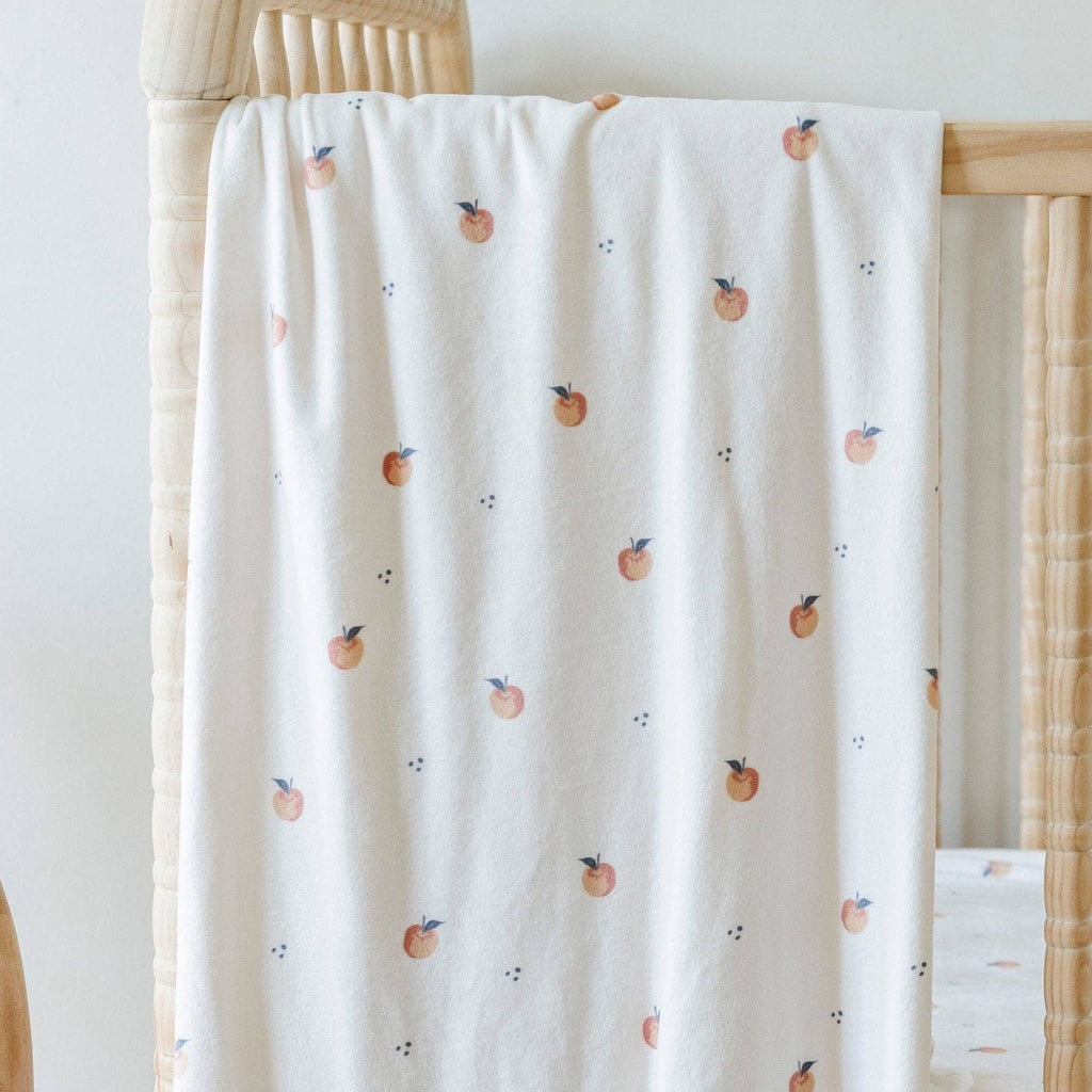 GINGHAM MINKY STRETCH LUXE SWADDLE/BLANKET: Gingham