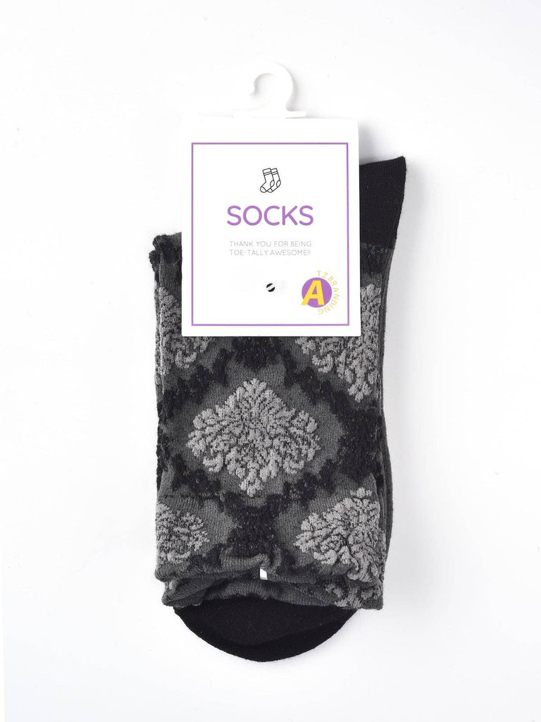 Rufia – Capsule Textured Jacquard Crew Socks