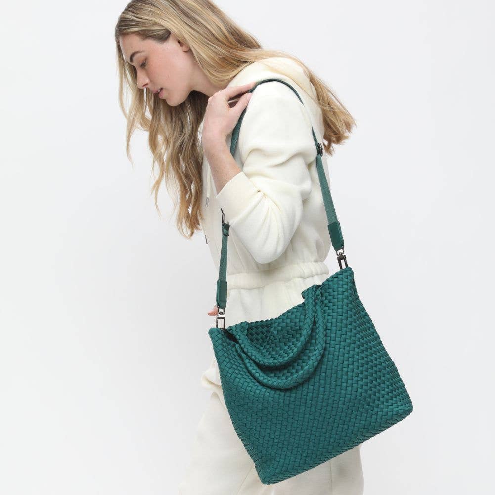 Sky's The Limit - Medium Woven Neoprene Tote