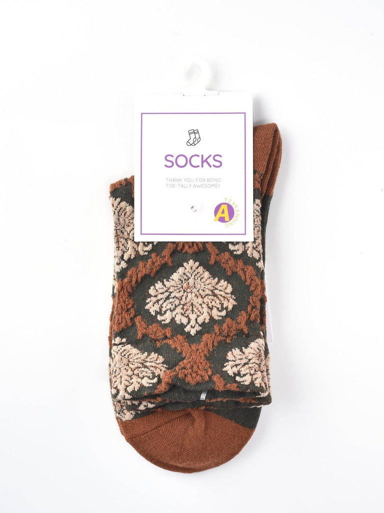 Rufia – Capsule Textured Jacquard Crew Socks