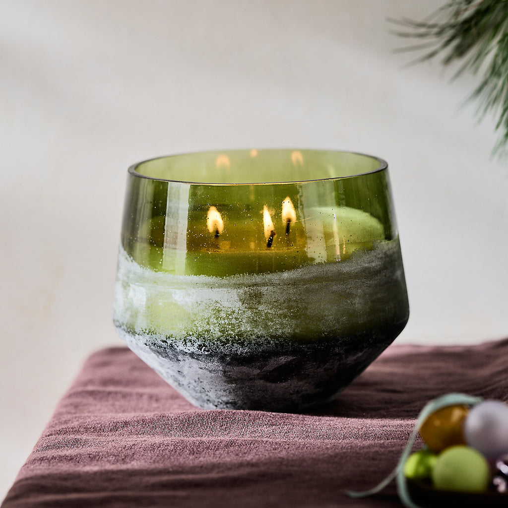 Balsam & Cedar Baltic Glass Candle 31.4oz