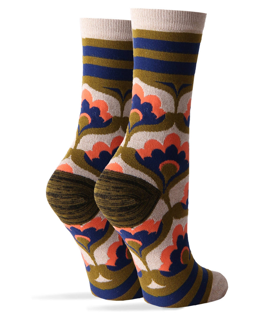 Figueroa St | Women's Premium Bamboo Crew Dress Socks