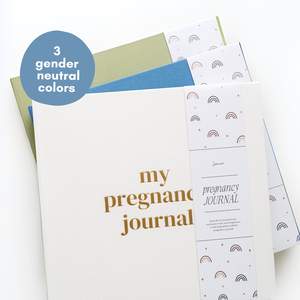 Premium Linen Pregnancy Journal