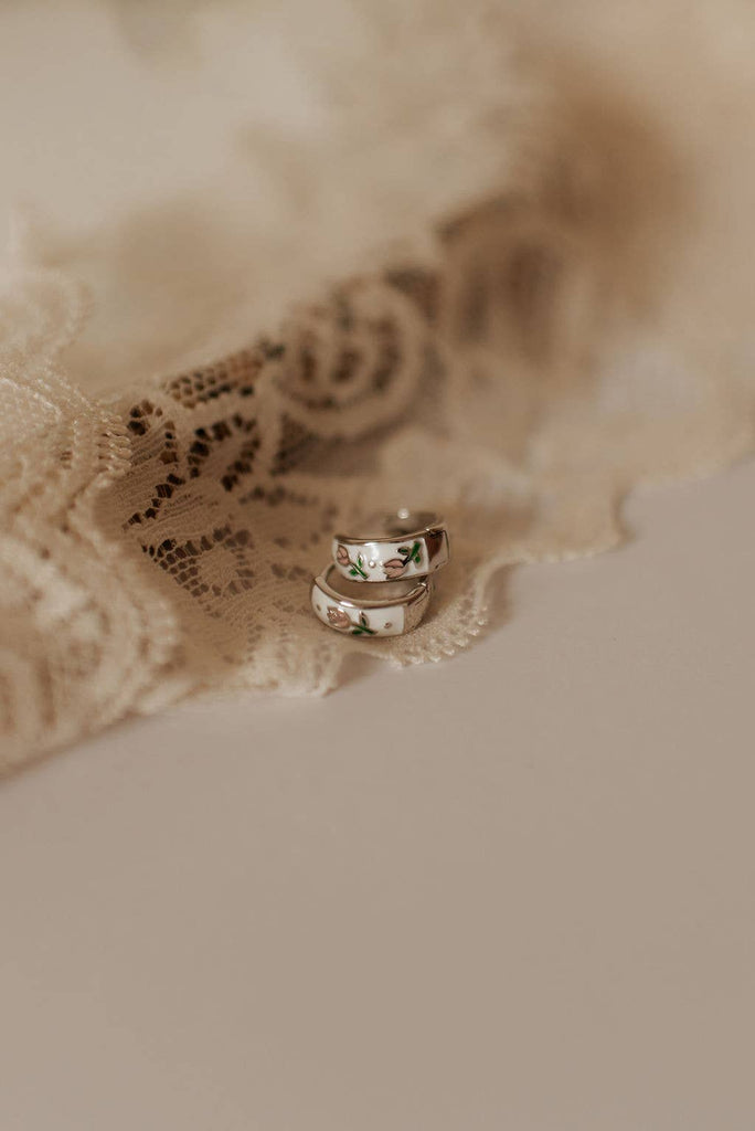 Eloise Tea Cup Hoops
