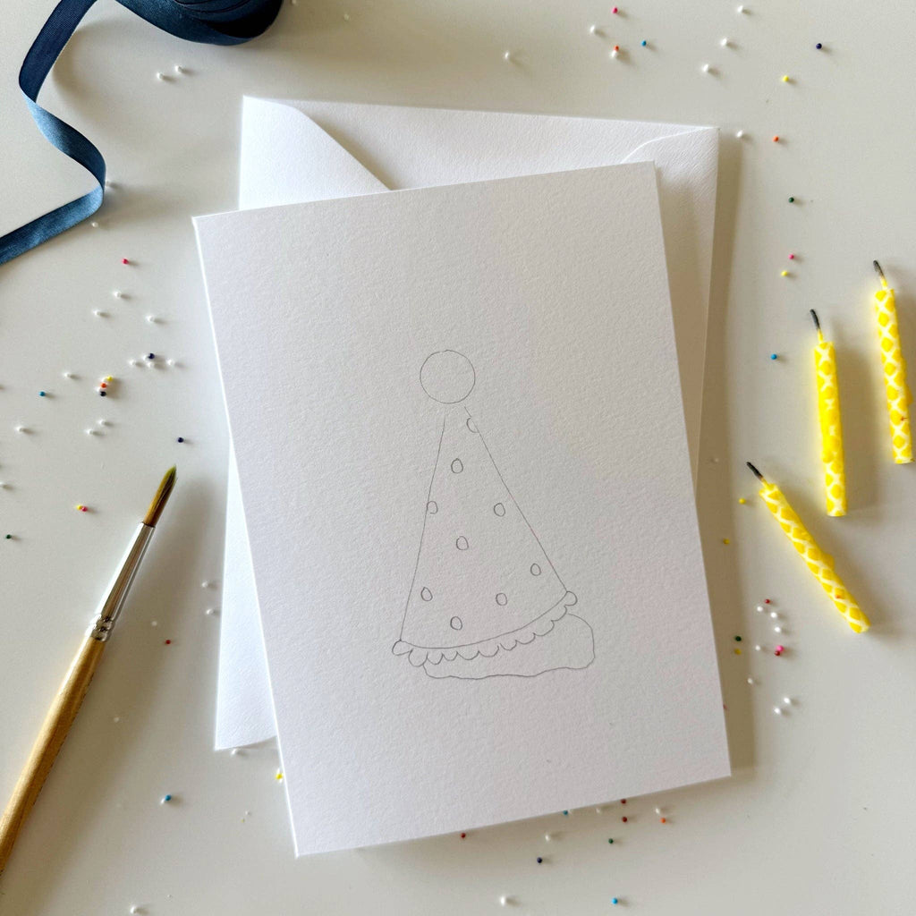 Celebrate paintable notecards