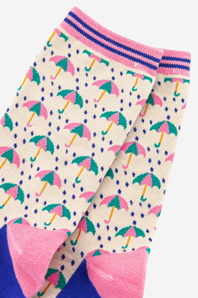 Women's Umbrella and Rain Bamboo Socks