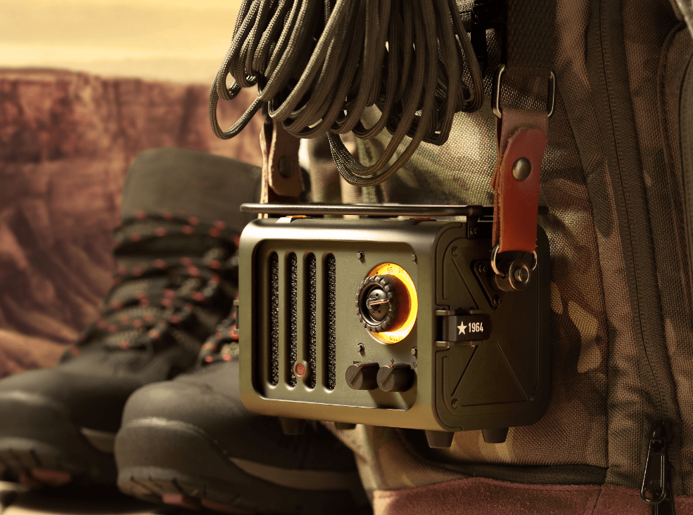 MUZEN Wild Jeep Portable FM Radio & Bluetooth Speaker