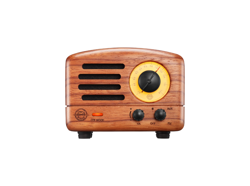 MUZEN OTR Wood and Utopia Retro Portable FM Radio Bluetooth