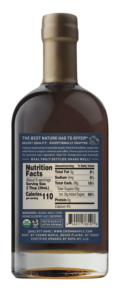 Blueberry Organic Maple Syrup