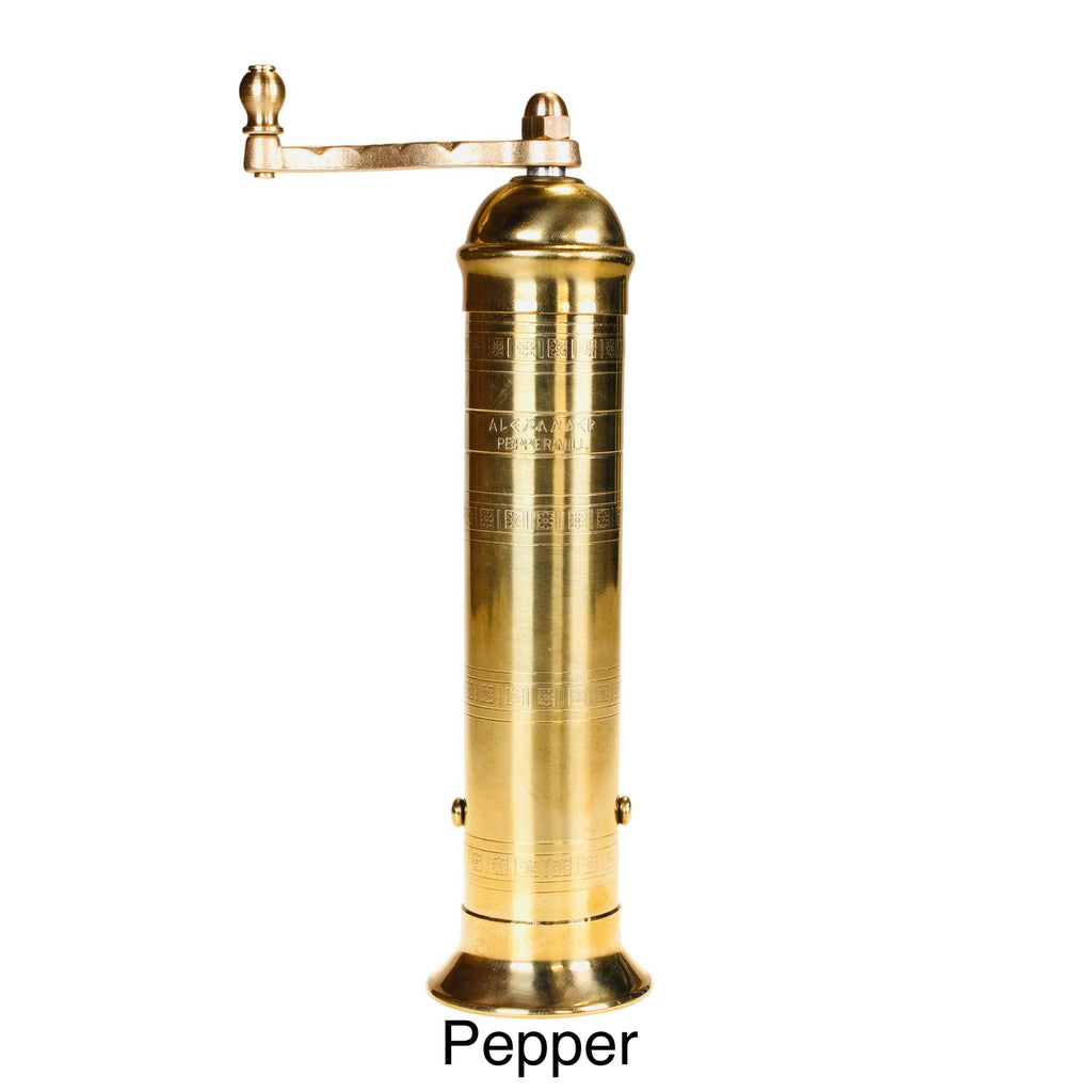 Brass Mill 9" pepper grinder