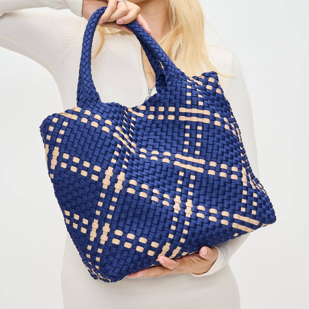 Sky's The Limit - Medium Woven Neoprene Tote