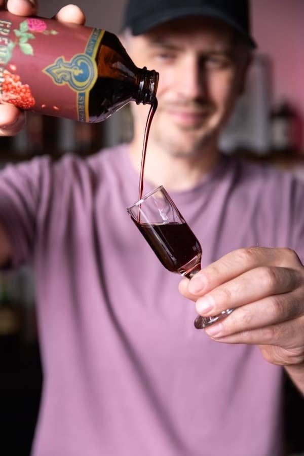 Grenadine Syrup 12oz - cocktail / mocktail beverage mixer