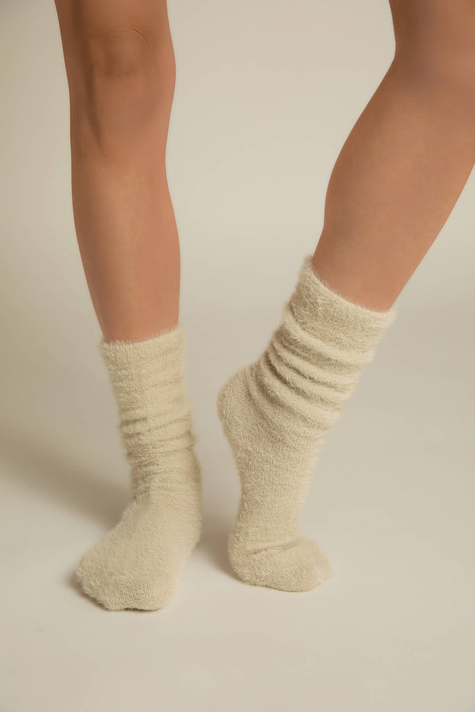 Faceplant Soft Fuzzy Lounge Socks