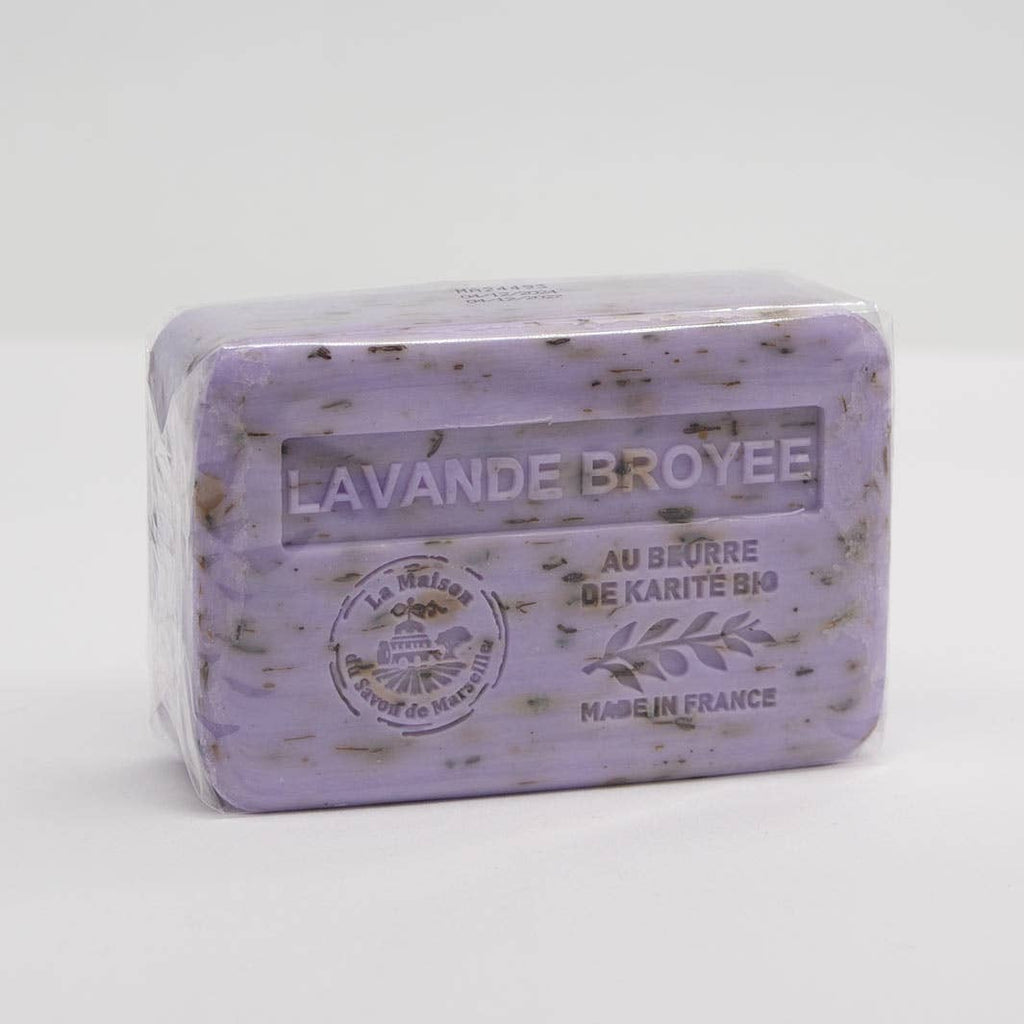 Shea Butter Soap- Exfoliating Lavender 250g/8.8 oz