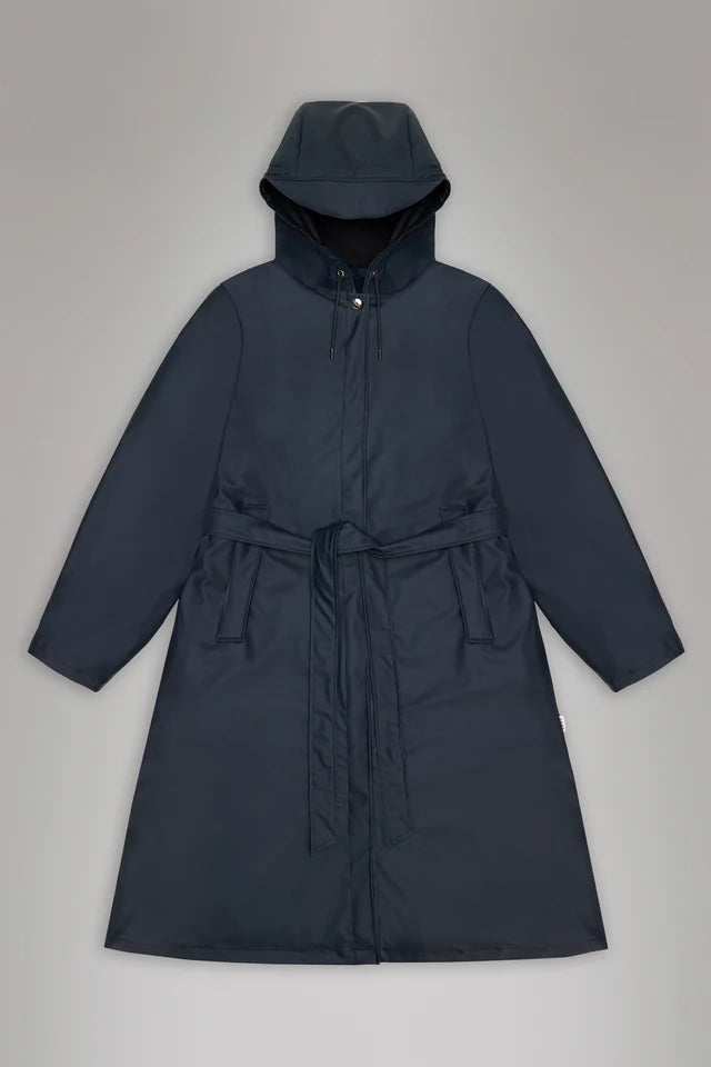 A-Line Longer W Jacket Navy Rains