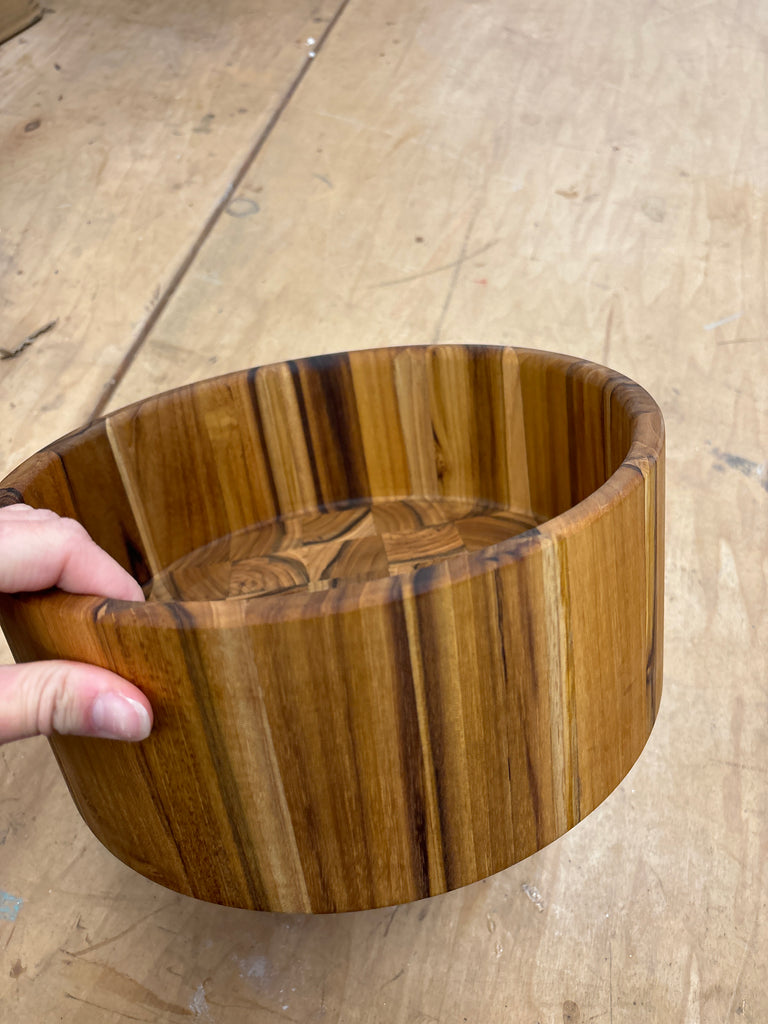 Wood Bold Salad Bowl Medium