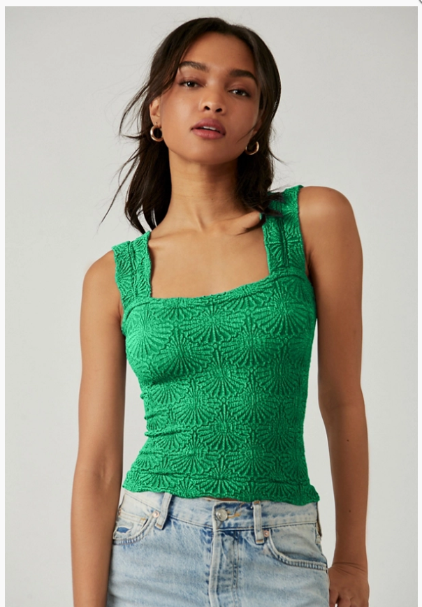 LOVE LETTER CAMI / JOLLY GREEN