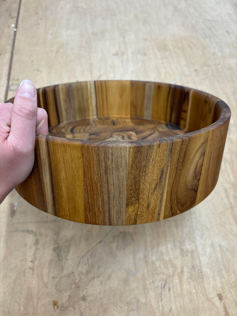 Wood Bold Salad Bowl Large