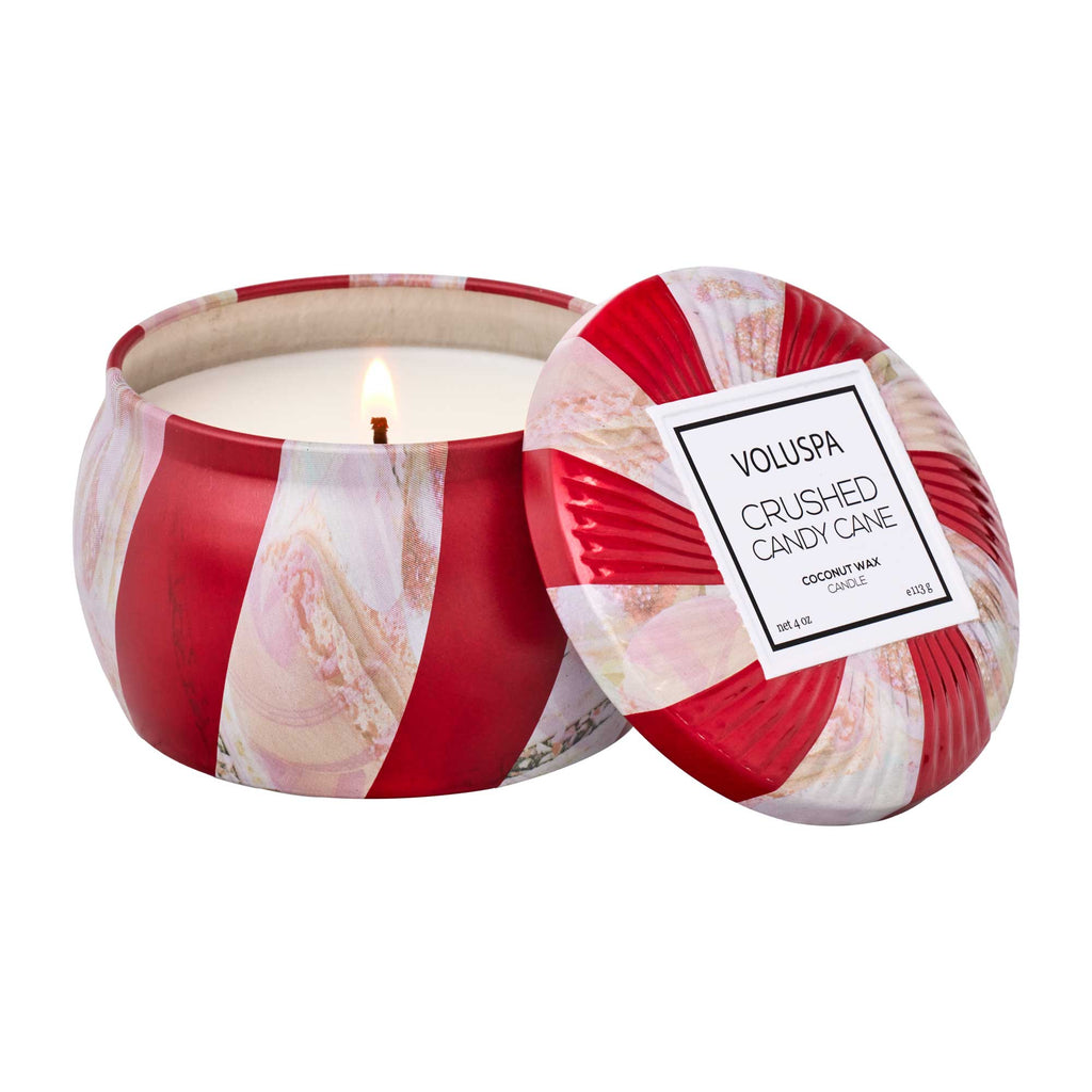 Crushed Candycane Candle Voluspa