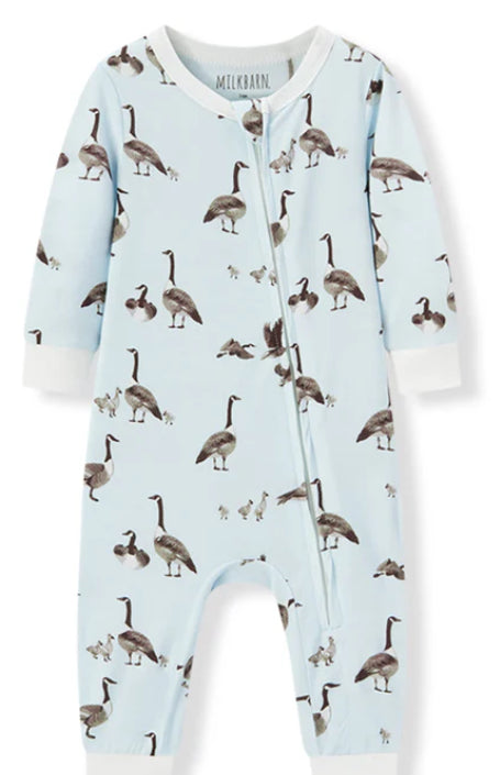 Goose Luxe Stretch Zipper Pajama