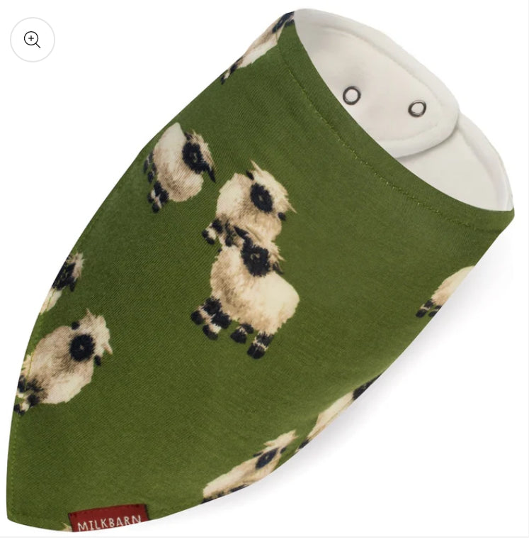 Valais Sheep Bamboo Three-Layer Kerchief Bib