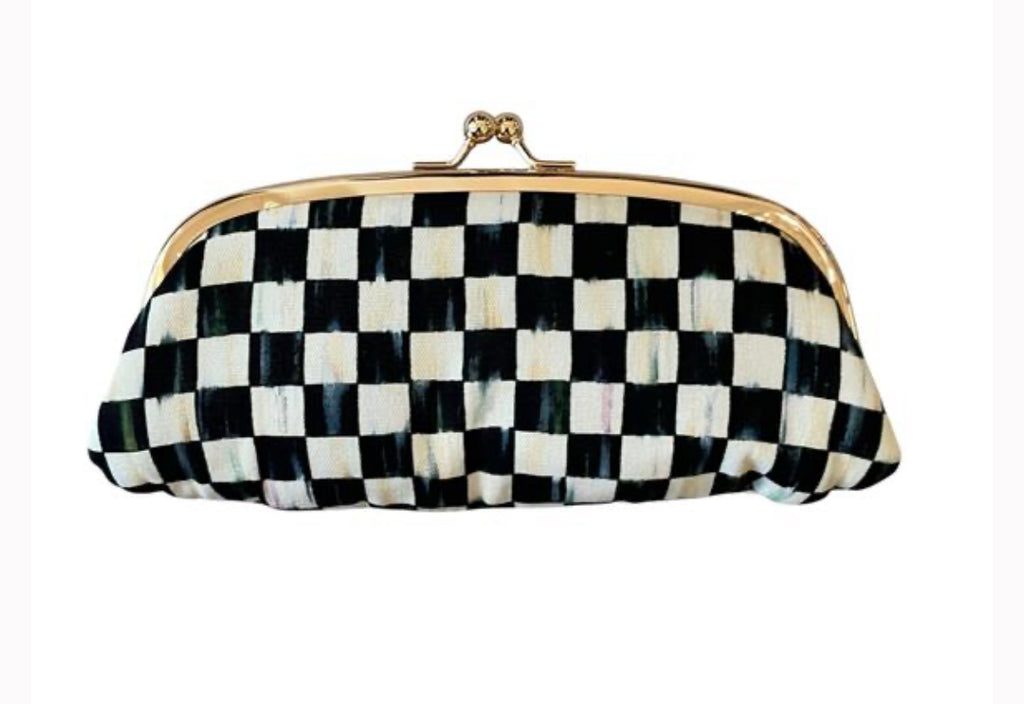 Mackenzie-Childs Courtly Check Eyeglasses Case