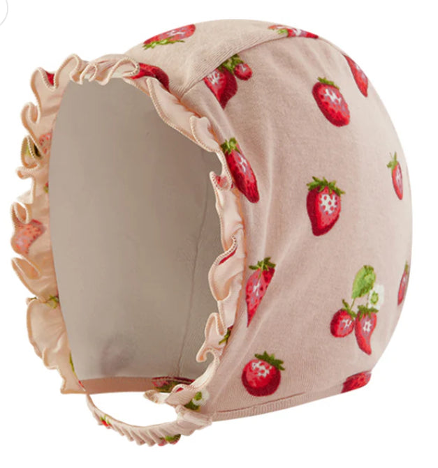 Strawberry Organic Cotton Bonnet