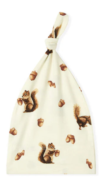 Chipmunk Luxe Stretch Knotted Beanie Hat