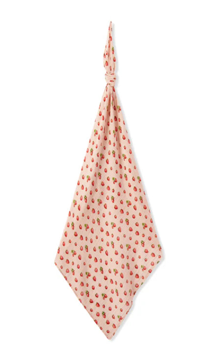 Strawberry Organic Cotton Swaddle
