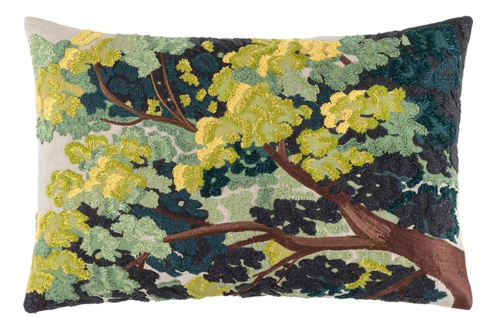 Terra Embroidered Pillow Annie Selke