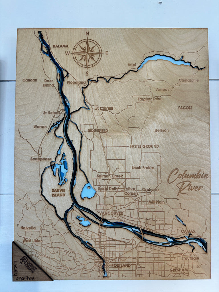 Medium Bathymetric Map - Kalama