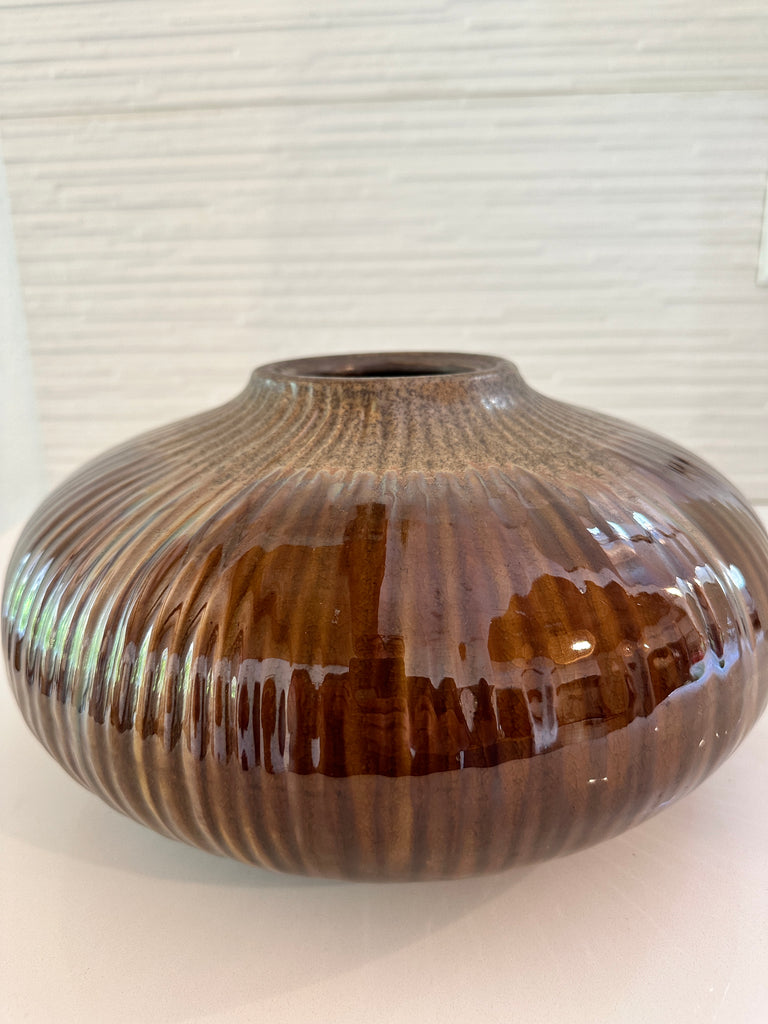 Vintage Brown Vase