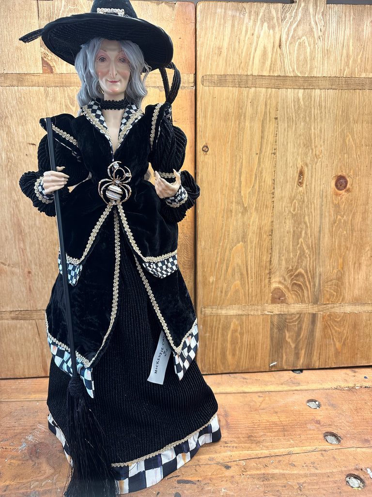 Haunted House Fabric Witch Figurine