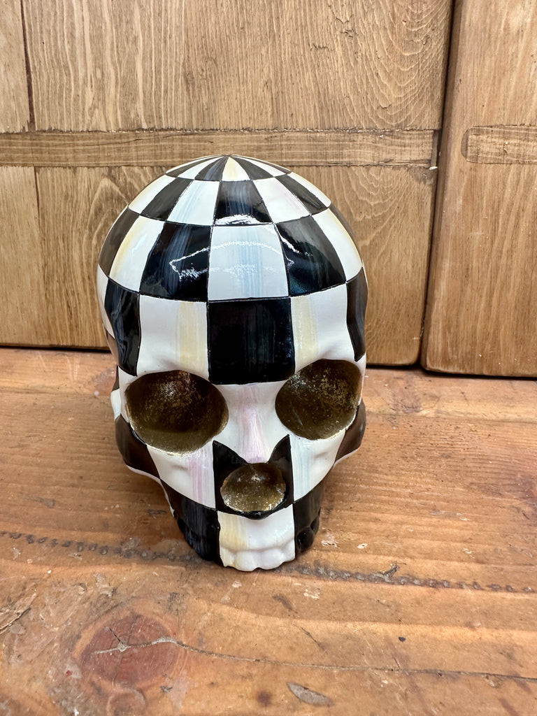 Courtly Check Skull