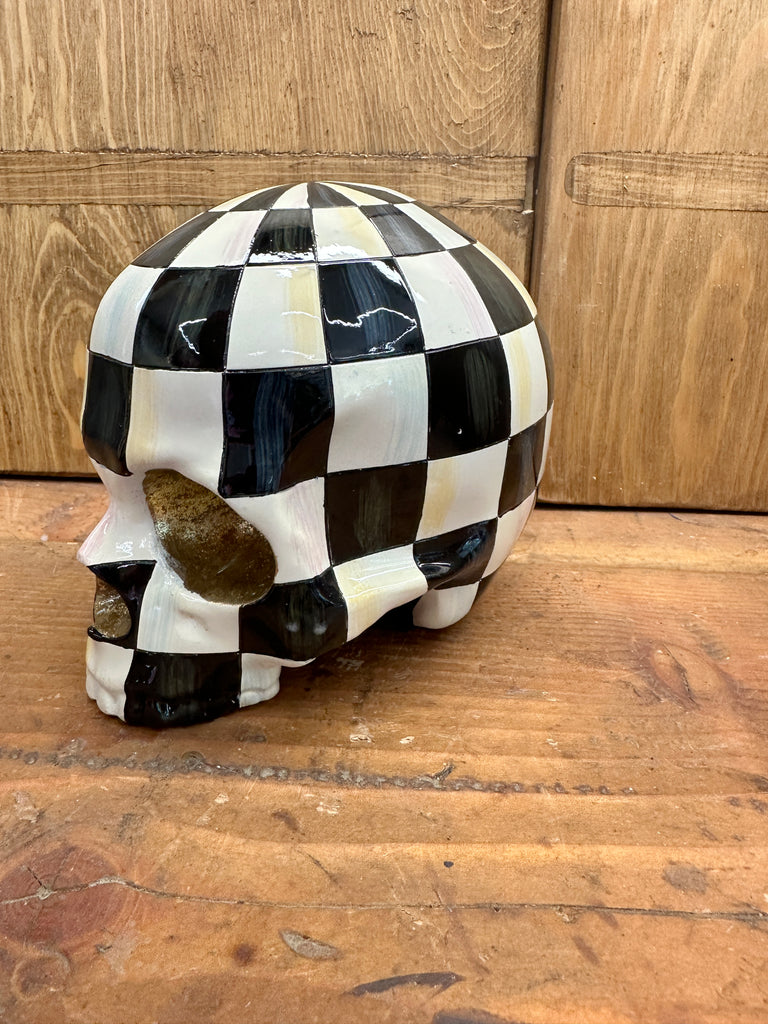 Courtly Check Skull