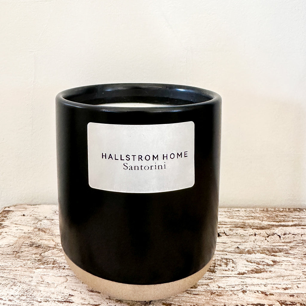 Hallstrom home Santorini candle