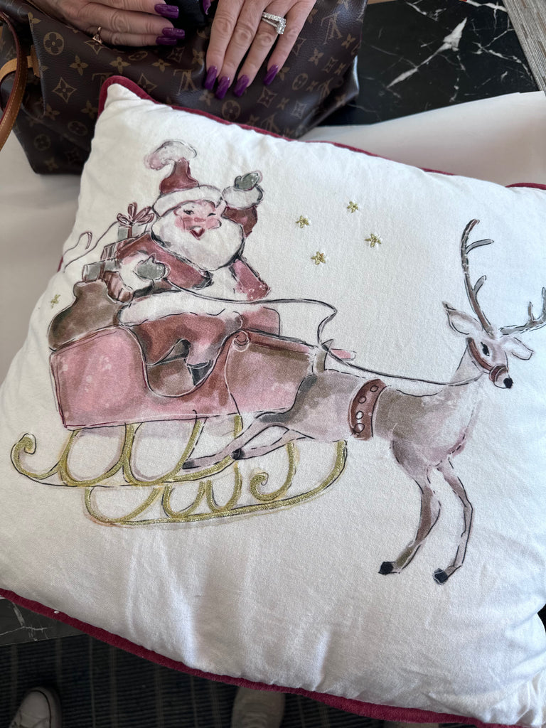 Santa pillow Christmas pillow