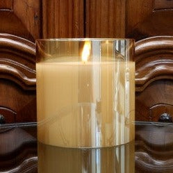 Champagne Radiance Poured Candle - 6x6 medium