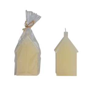 Unscented House Shaped Candle