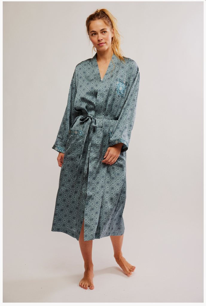 OASIS HOUSE ROBE STONE COMBO